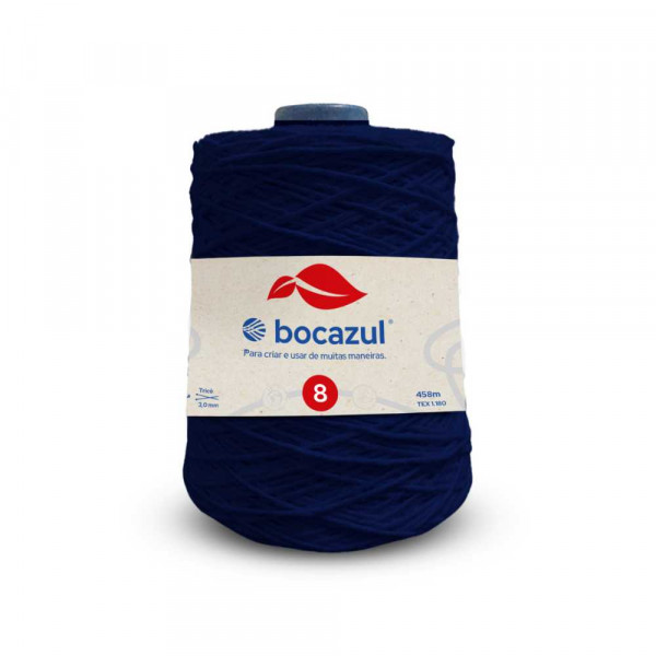 Barbante Cone 600g 4/8 Azul Marinho - Emb. c/ 6 unidades