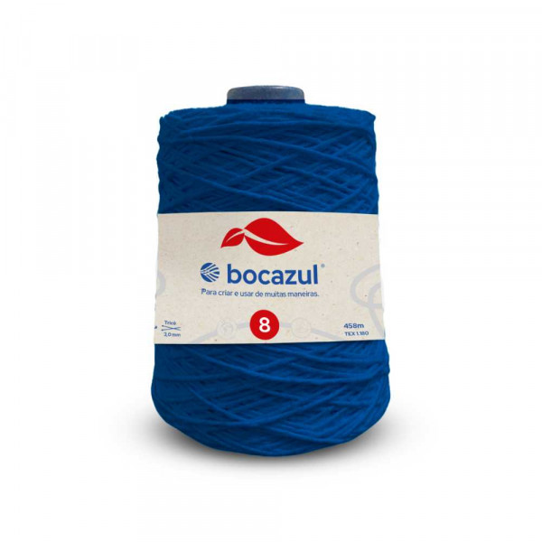 Barbante Cone 600g 4/8 Azul Royal - Emb. c/ 6 unidades