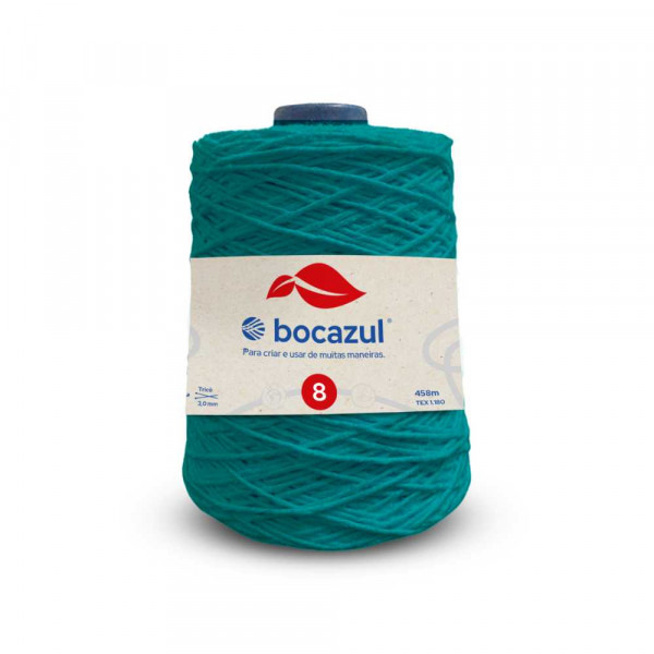 Barbante Cone 600g 4/8 Azul Caribe - Emb. c/ 6 unidades