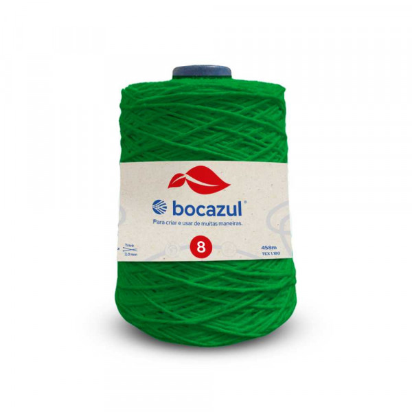 Barbante Cone 600g 4/8 Verde Limão - Emb. c/ 6 unidades