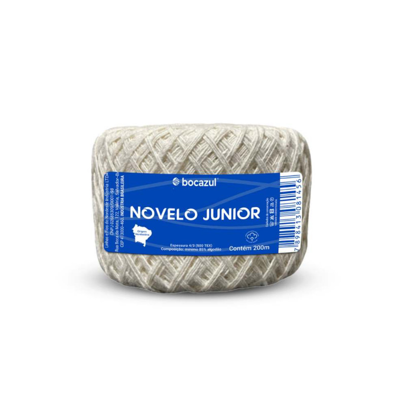 Novelo Junior 200m 4/3 Natural - Emb. c/ 6 unidades