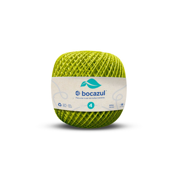 Barbante Bocazul 600g 4/4 Verde Neon (Emb. c/ 6 unidades)